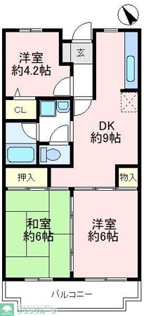 ヒルサイドテラス鶴ヶ島の物件間取画像